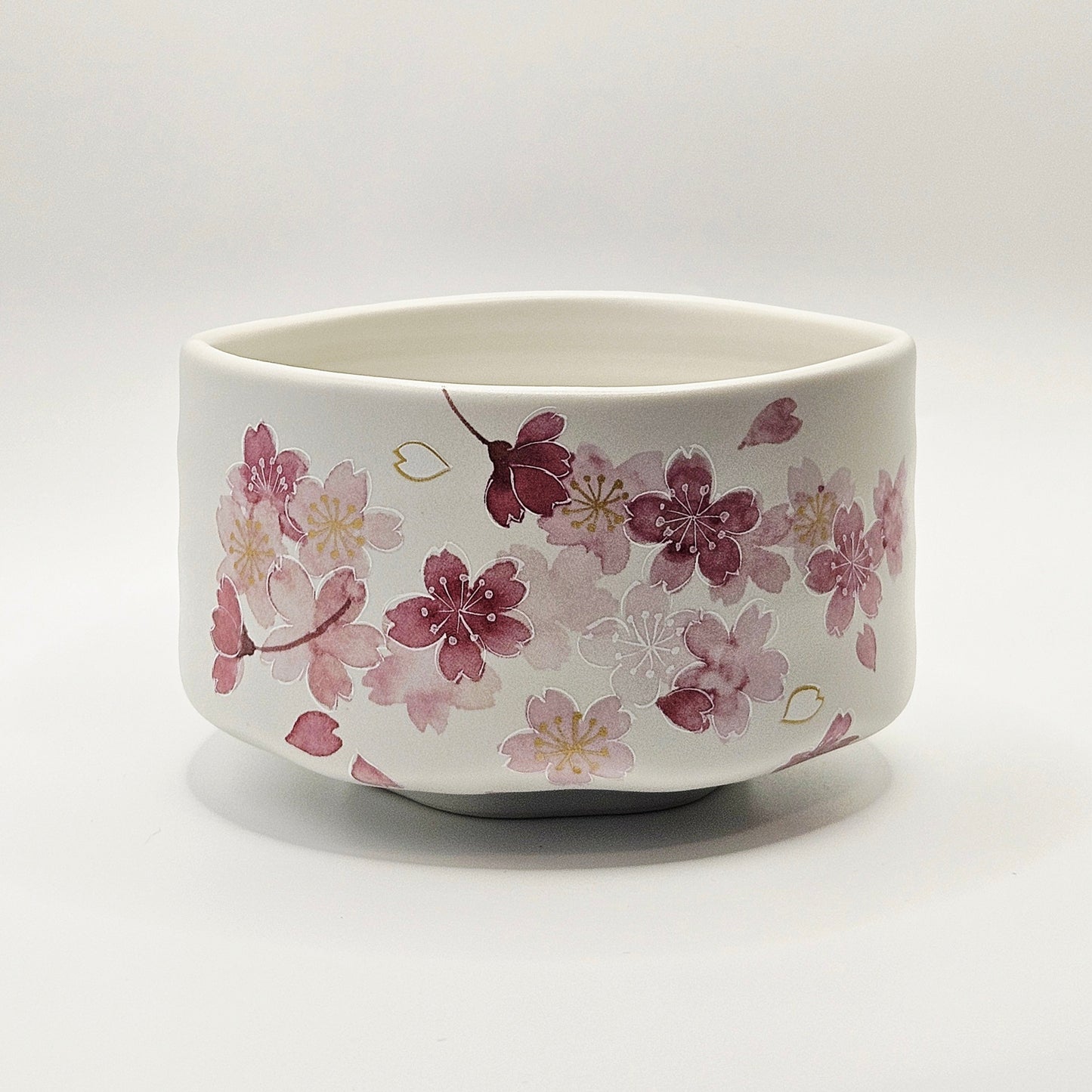 Handcrafted Matcha Bowl (Chawan) – Cherry Blossom