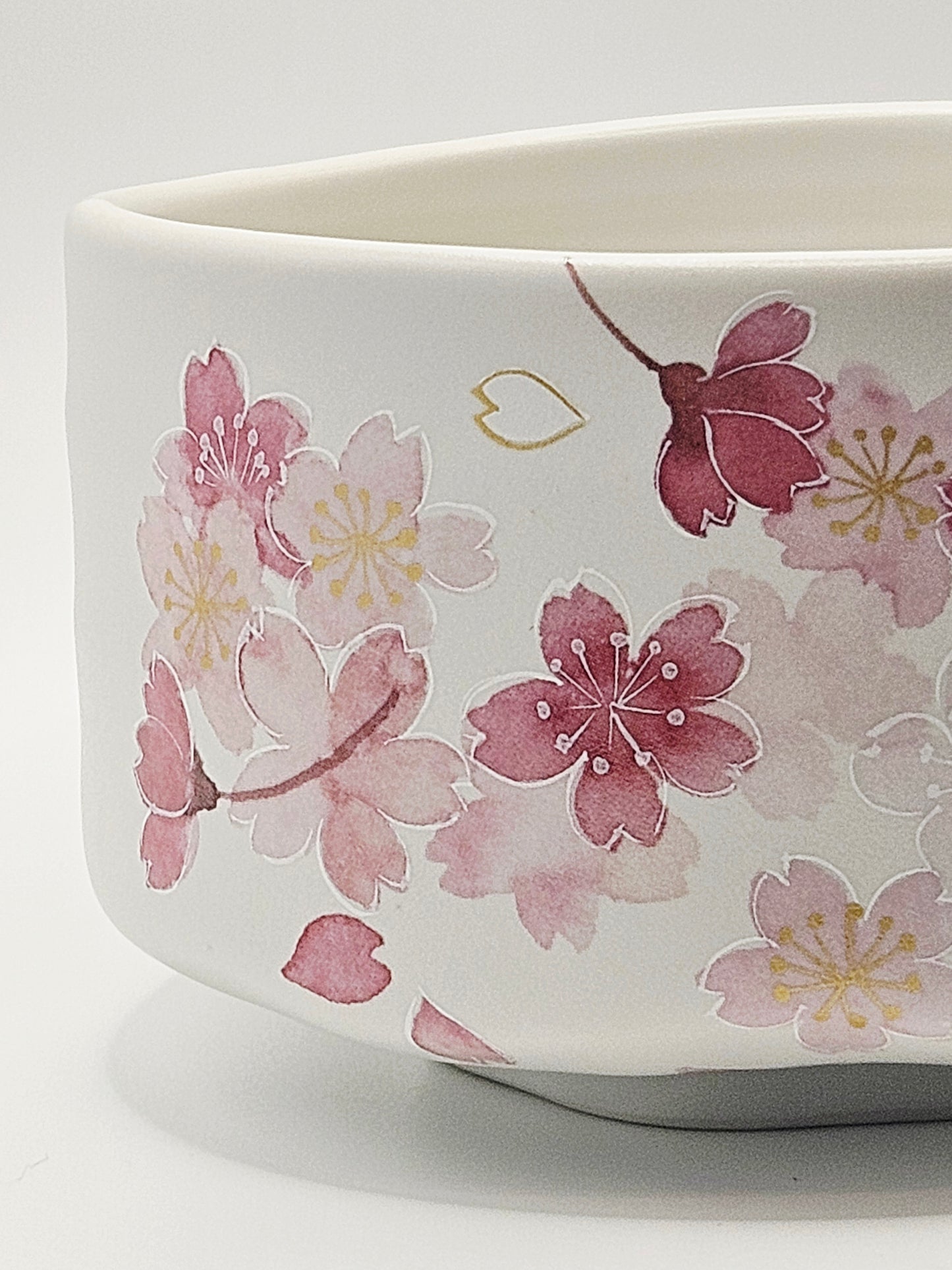 Handcrafted Matcha Bowl (Chawan) – Cherry Blossom
