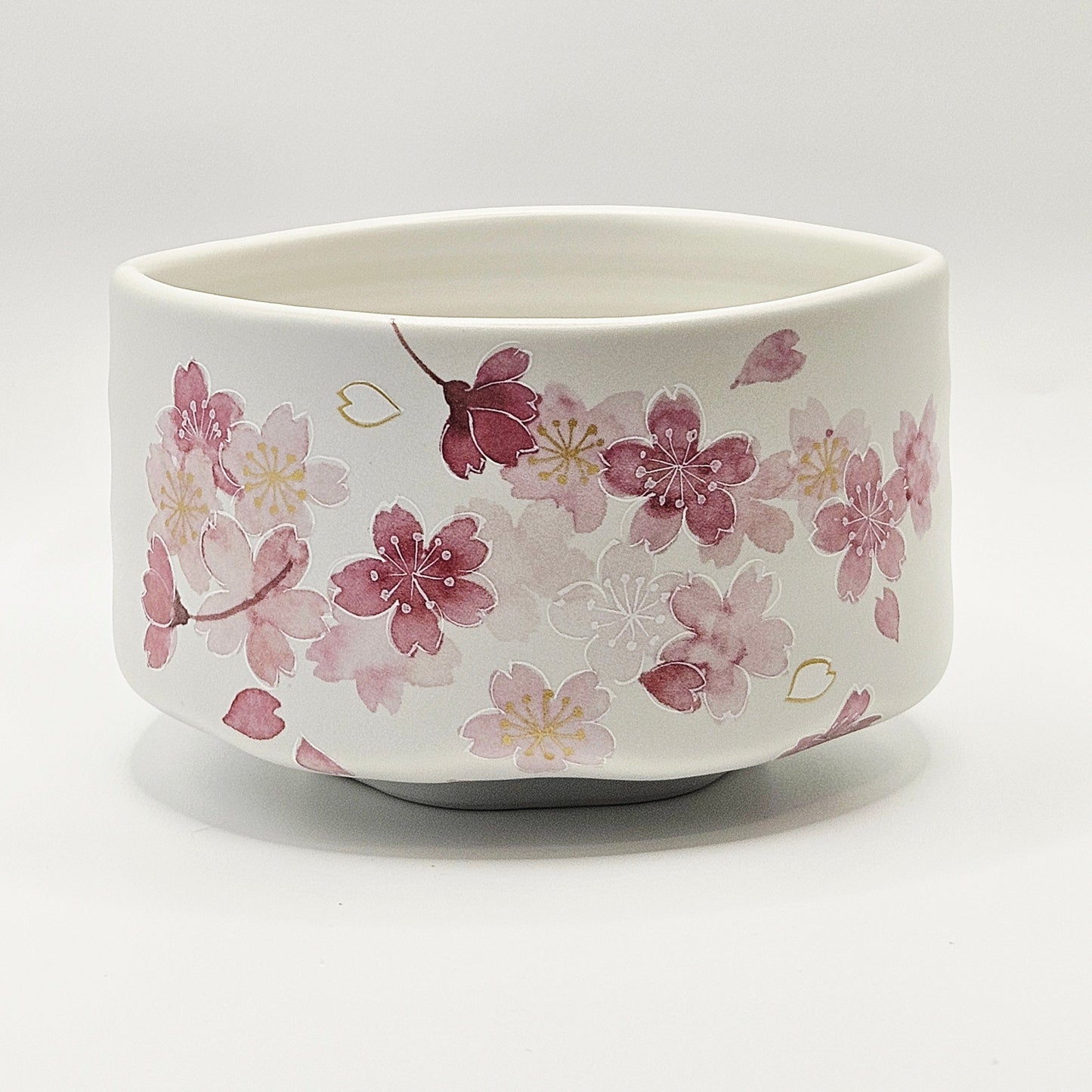 Handcrafted Matcha Bowl (Chawan) – Cherry Blossom