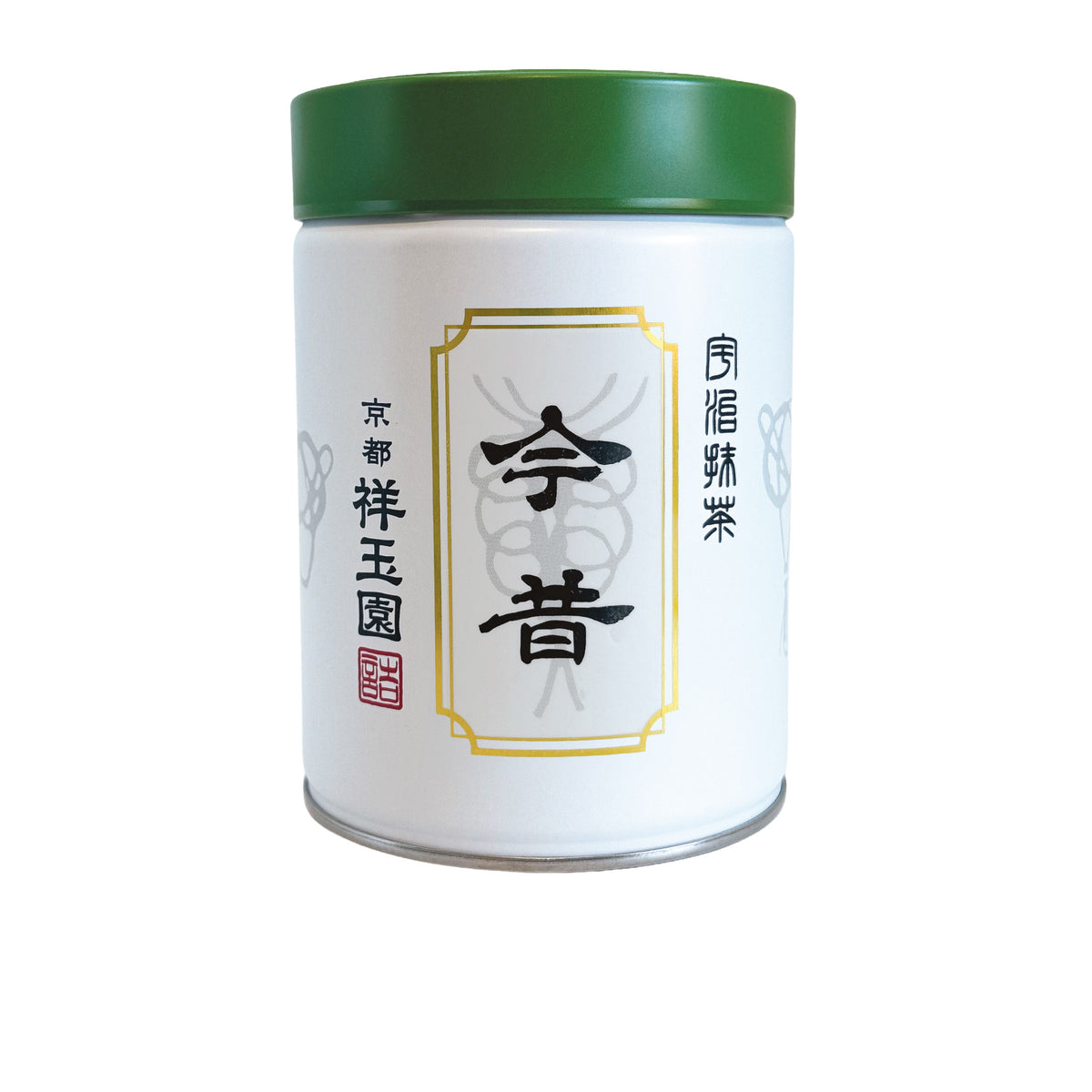 Shogyokuen Ima Mukashi 200g matcha tin front label