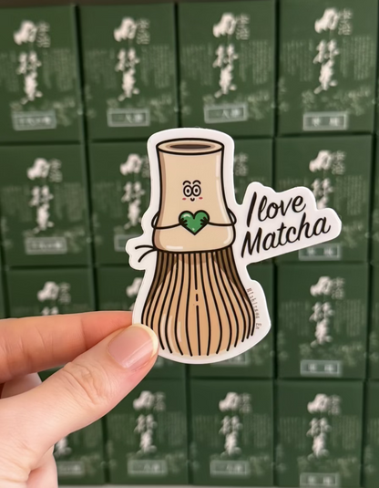 "I love Matcha" Sticker