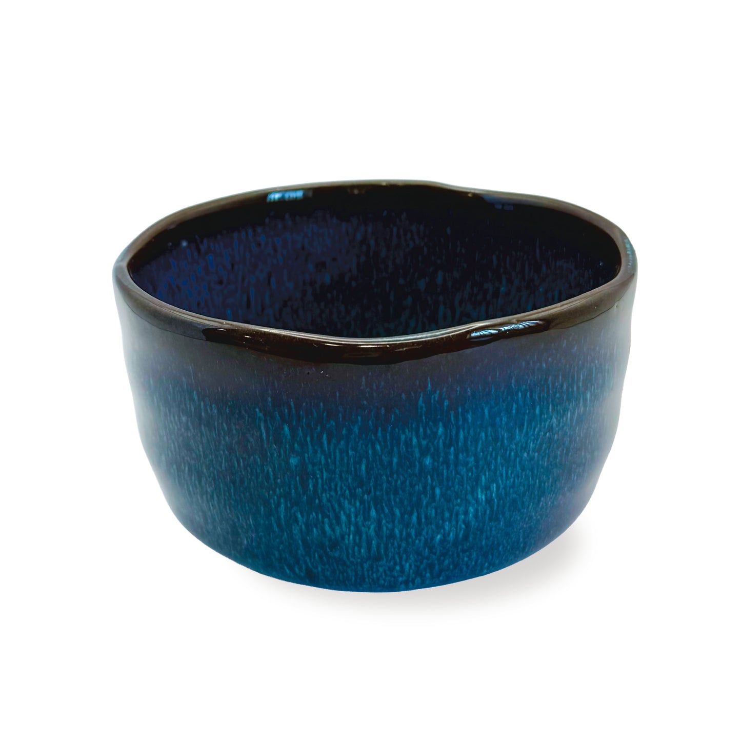Matcha Bowl (Chawan) - Deep Ocean Blue
