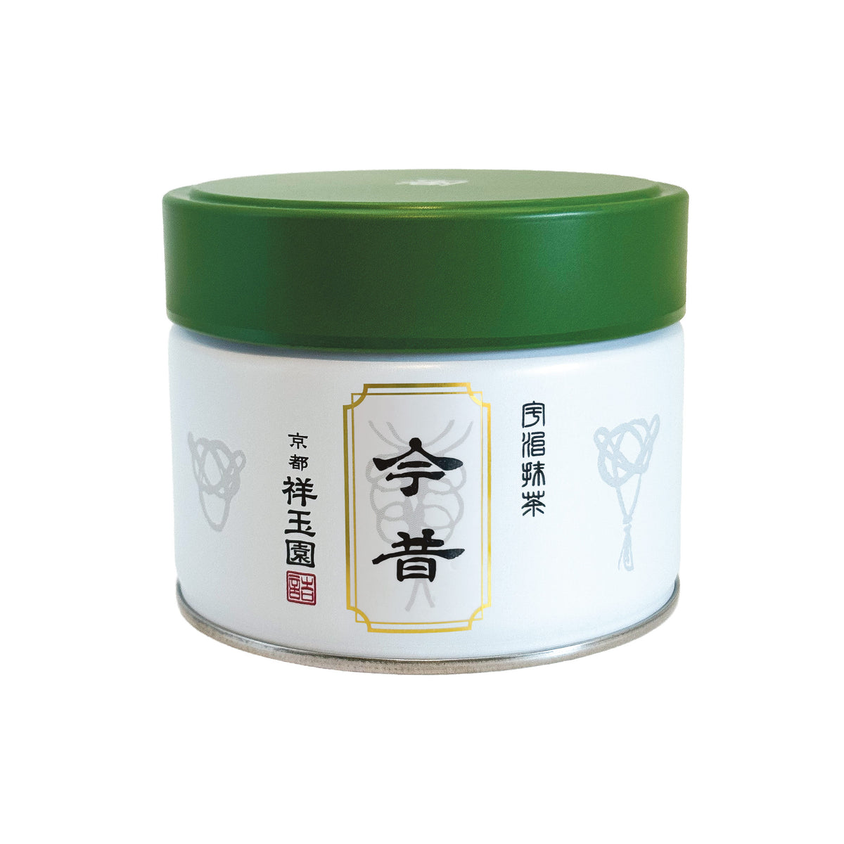Shogyokuen Ima Mukashi 100g matcha tin front label