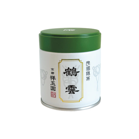 Shogyokuen Kakuun 40g matcha tin front label
