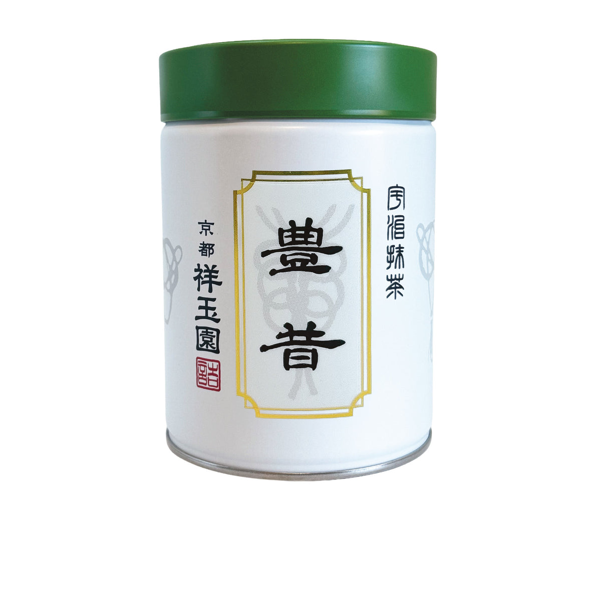 Shogyokuen Toyo Mukashi 200g matcha tin front label