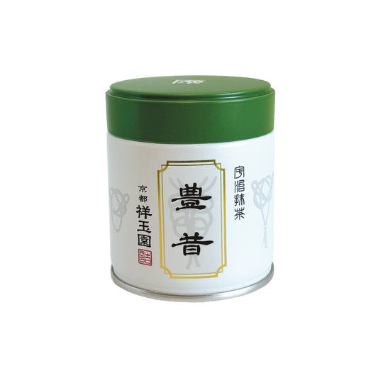 Shogyokuen Toyo Mukashi 40g matcha tin front label
