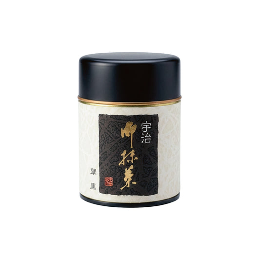 Suiho premium matcha powder Kyoto Chanokura white tea tin
