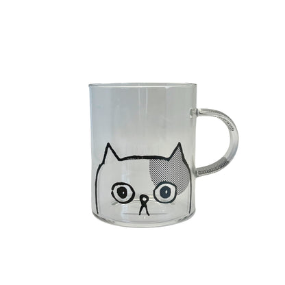 Cute Cat Mug (Glass)